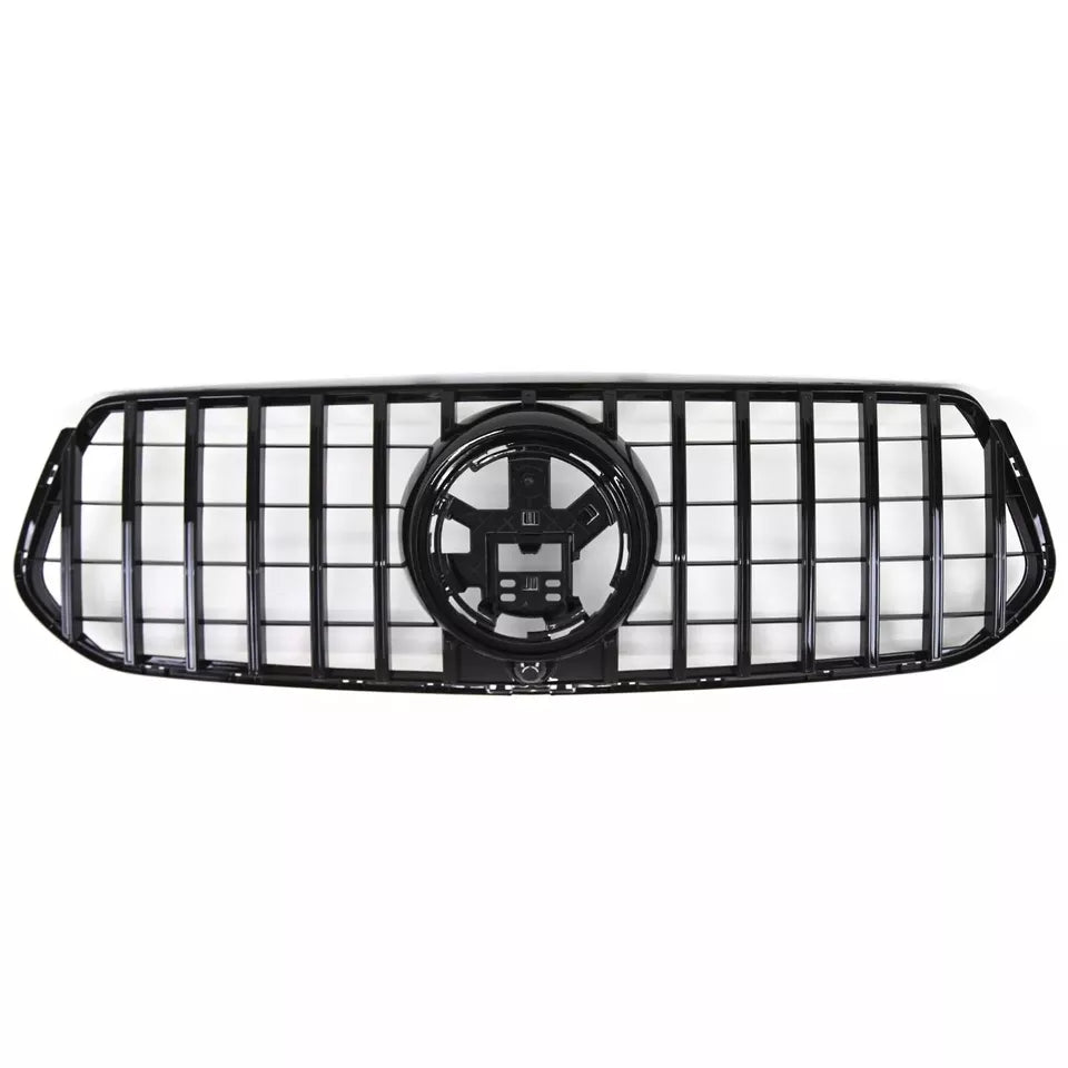 Mercedes GLE W167 Panamericana GT GTR Grill 2019-2024 Gloss Black