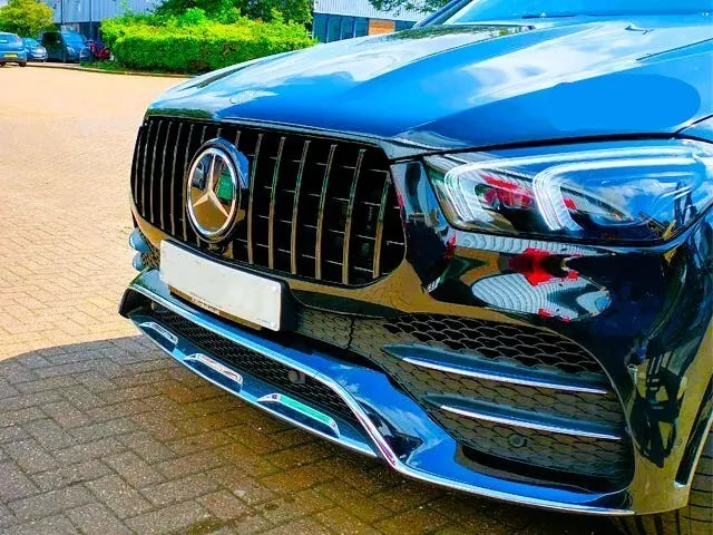Mercedes GLE W167 Panamericana GT GTR Grill 2019-2024 Gloss Black