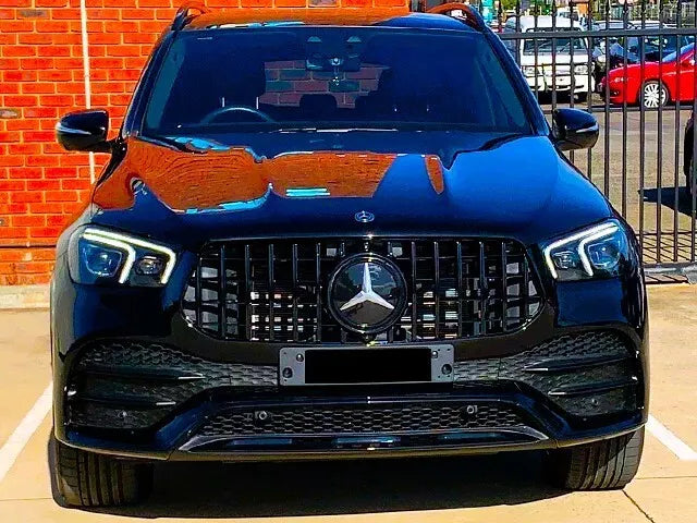 Mercedes GLE W167 Panamericana GT GTR Grill 2019-2024 Gloss Black