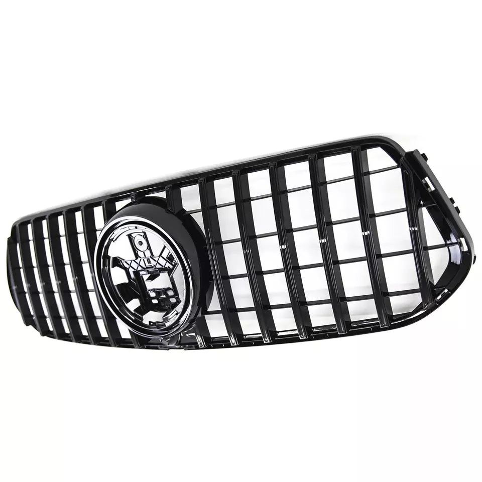 Mercedes GLE W167 Panamericana GT GTR Grill 2019-2024 Gloss Black