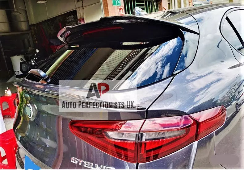Alfa Romeo Stelvio Rear Roof Spoiler Wing 2017-2024 Carbon Fibre