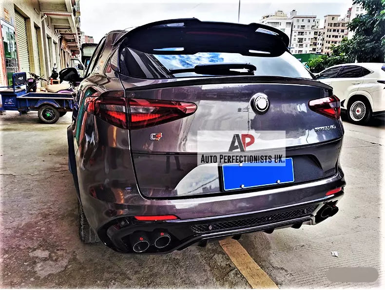 Alfa Romeo Stelvio Rear Roof Spoiler Wing 2017-2024 Carbon Fibre