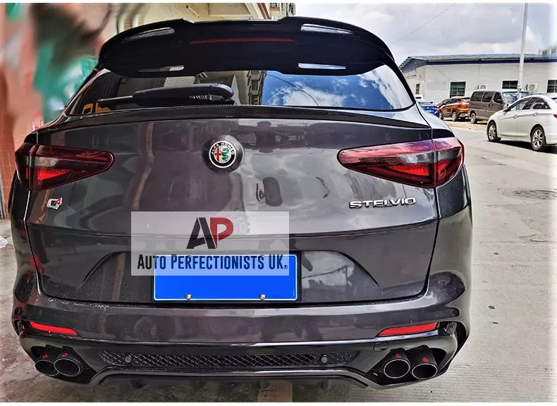 Alfa Romeo Stelvio Rear Roof Spoiler Wing 2017-2024 Carbon Fibre