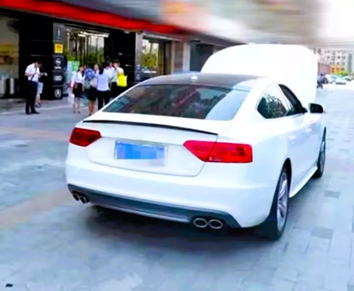 Audi A5 B8 8T8 Sportback 4dr Rear Spoiler Lip Wing 09-16 Gloss Black