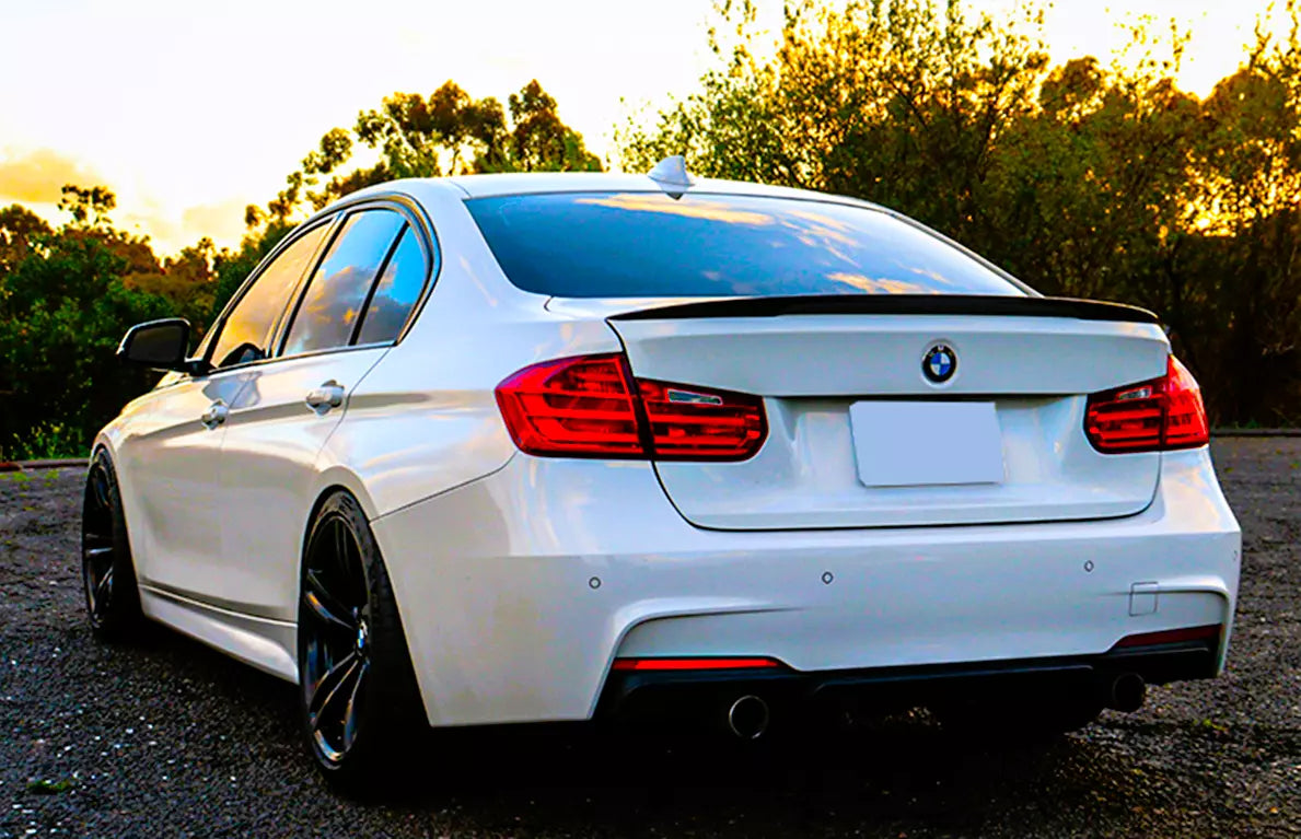 BMW 3 Series F30 F80 M3 Rear Boot Spoiler 2011-2019 ABS Gloss Black