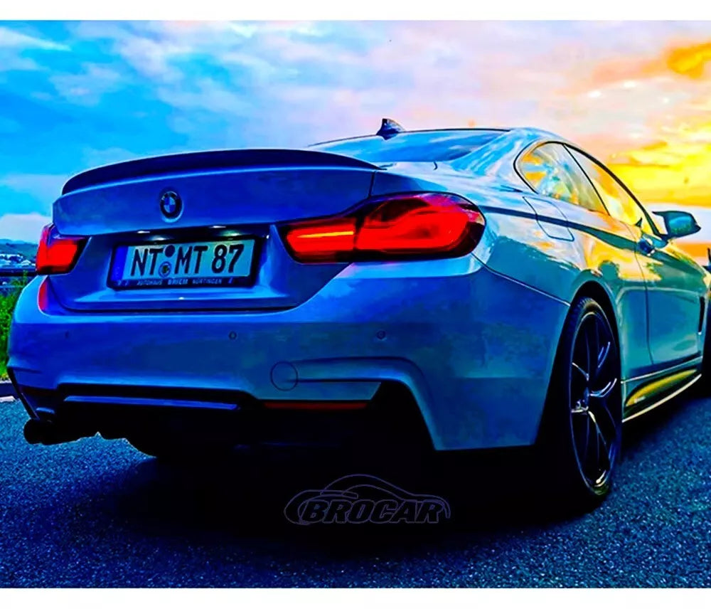 BMW 4 Series Coupe F32 Rear Boot Spoiler 2013-2020 ABS Gloss Black