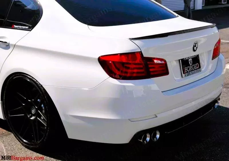 BMW 5 Series F10 M5 Rear Boot Spoiler P Style 2010-17 ABS Gloss Black