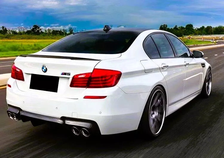 BMW 5 Series F10 M5 Rear Boot Spoiler P Style 2010-17 ABS Gloss Black