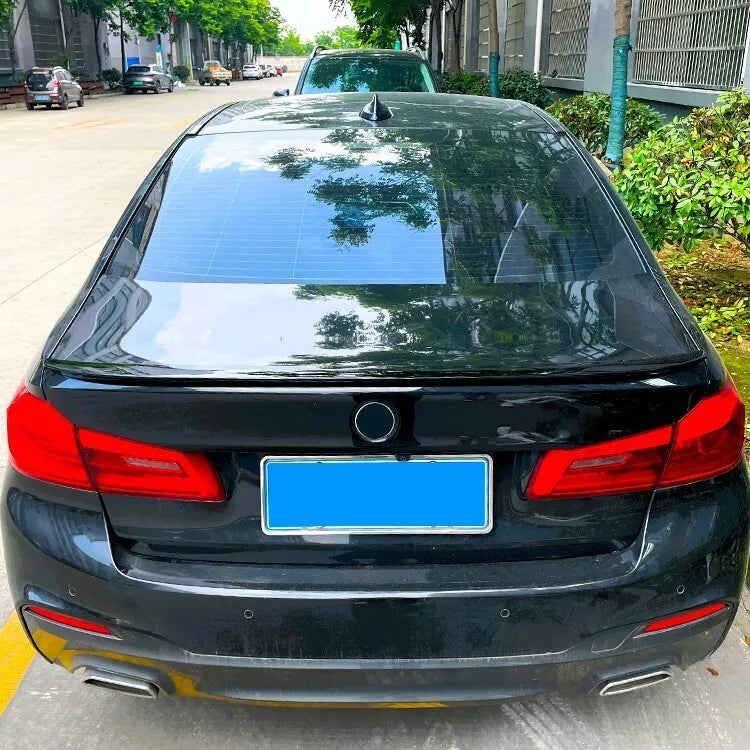 BMW 5 Series G30 M5 Rear Boot Spoiler P Style 2016-24 ABS Gloss Black