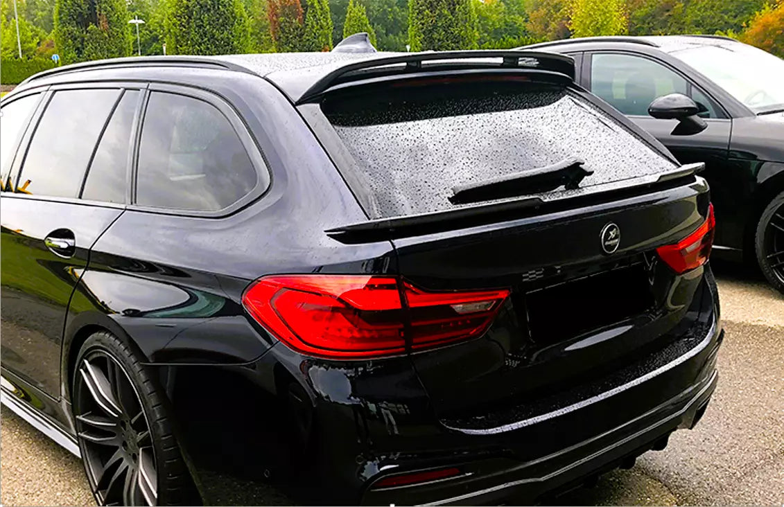 BMW 5 Series G31 Estate Rear Roof Spoiler 2016-2024 ABS Gloss Black
