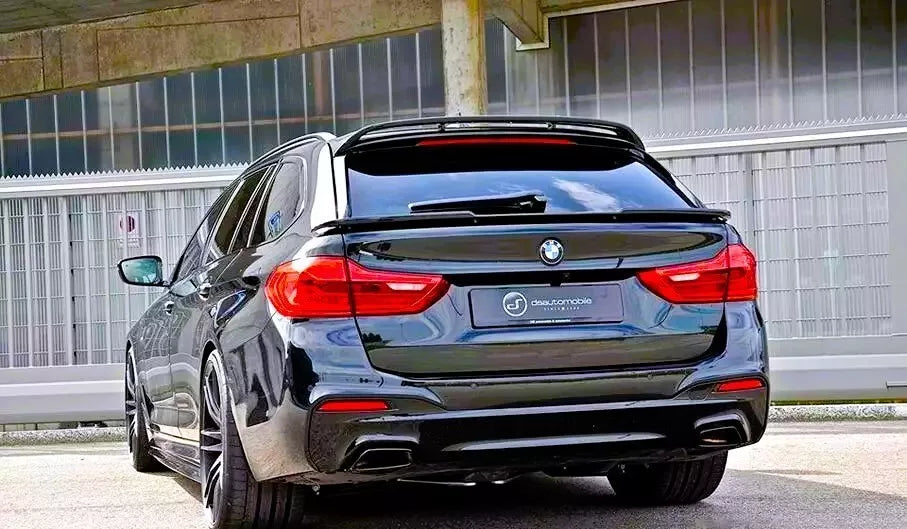 BMW 5 Series G31 Estate Rear Roof Spoiler 2016-2024 ABS Gloss Black
