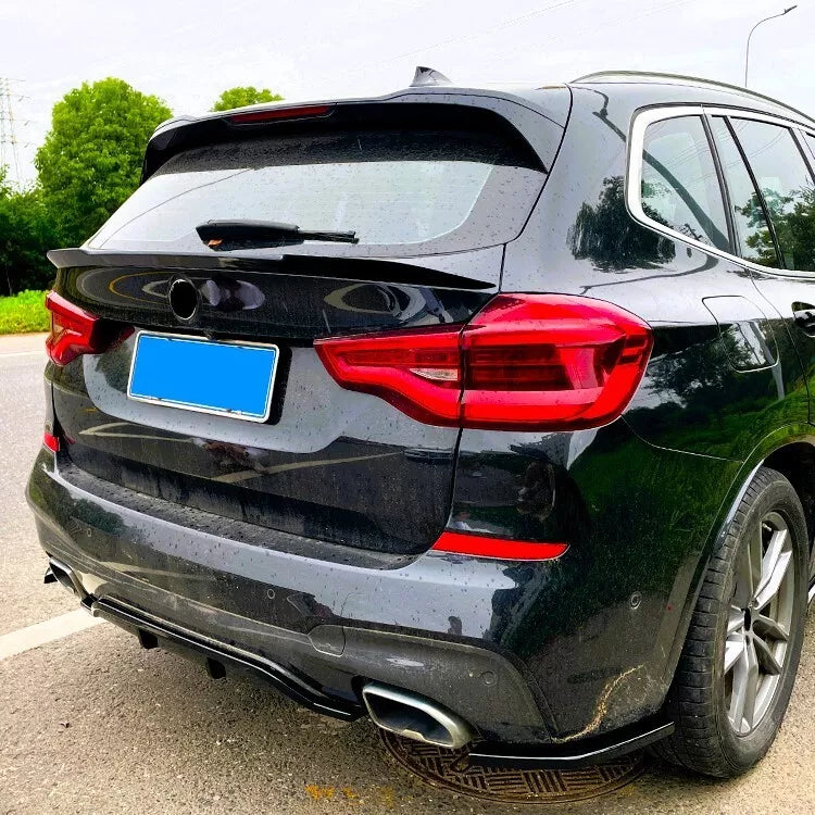 BMW X3 G01 X3M F97 Rear Mid Boot Spoiler 2017-2024 ABS Gloss Black