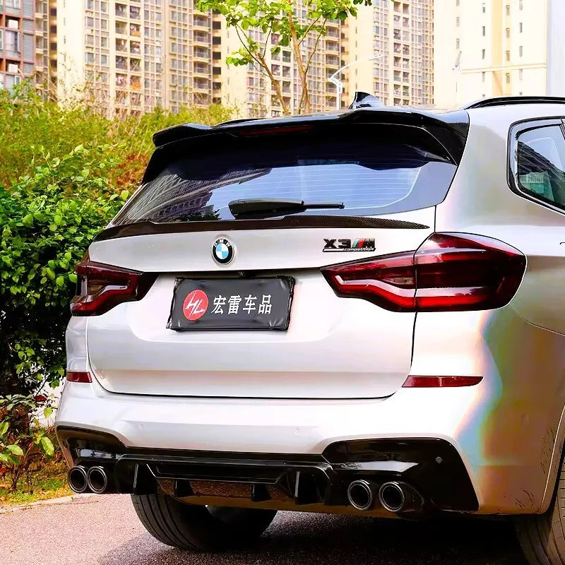 BMW X3 G01 X3M F97 Rear Mid Boot Spoiler 2017-2024 ABS Gloss Black