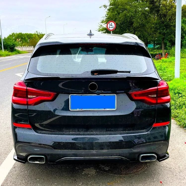 BMW X3 G01 X3M F97 Rear Mid Boot Spoiler 2017-2024 ABS Gloss Black