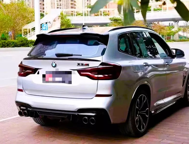BMW X3 G01 X3M F97 Rear Mid Boot Spoiler 2017-2024 ABS Gloss Black
