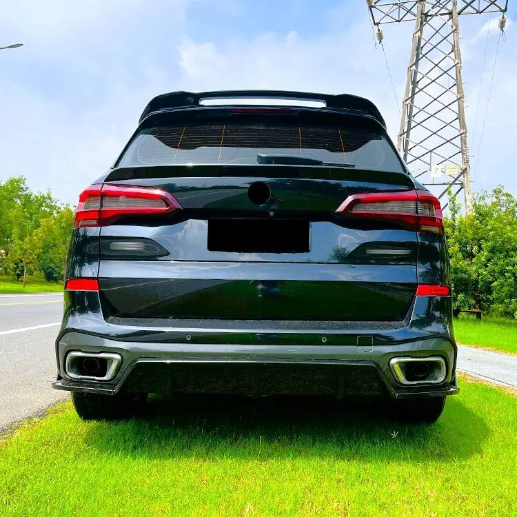 BMW X5 G05 X5M F95 Rear Mid Wing Spoiler 2018-2024 ABS Gloss Black