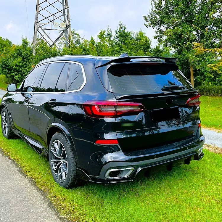 BMW X5 G05 X5M F95 Rear Mid Wing Spoiler 2018-2024 ABS Gloss Black