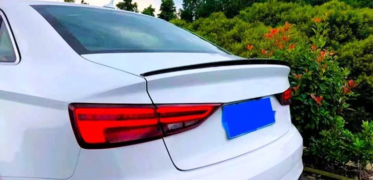 Audi A3 S3 RS3 8V Saloon Rear Boot Spoiler 13-20 ABS Gloss Black