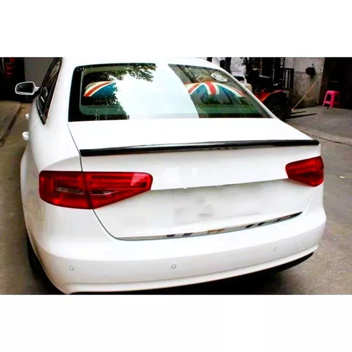 Audi A4 B8.5 Rear S4 Style Boot Spoiler Wing 2012-2016 ABS Gloss Black
