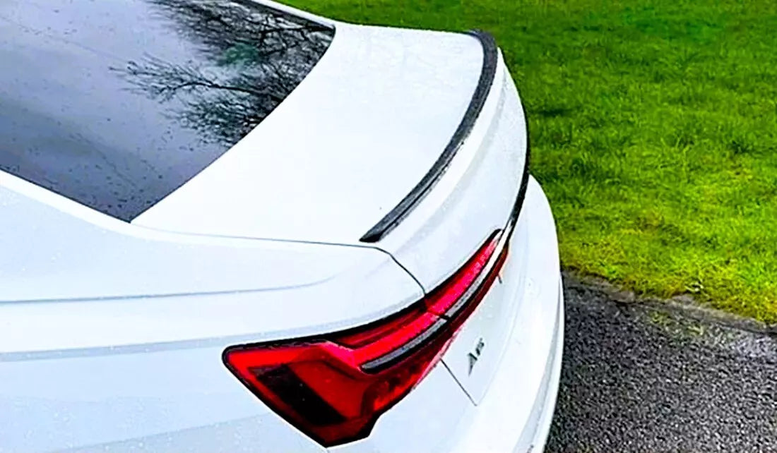 Audi A6 S6 C8 Saloon Rear S4 Style Boot Spoiler 18-24 ABS Gloss Black