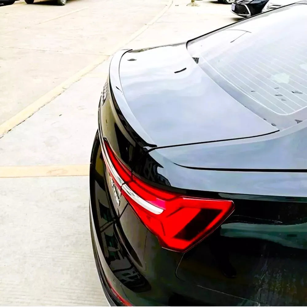 Audi A6 S6 C8 Saloon Rear S4 Style Boot Spoiler 18-24 ABS Gloss Black