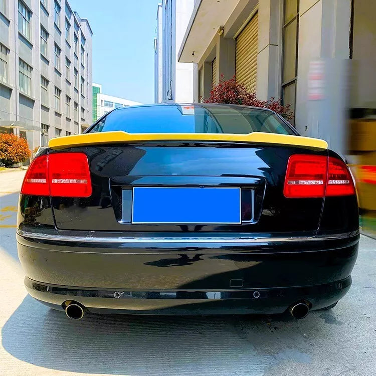 Audi A8 S8 D3 Rear Boot Spoiler Wing 2003-2010 ABS Gloss Black