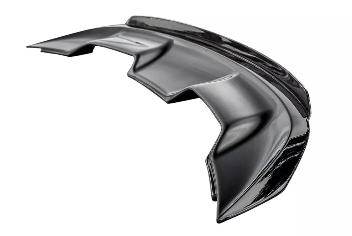 Ford Mustang GT500 Rear Spoiler with Gurney Flap 15-20 ABS Gloss Black
