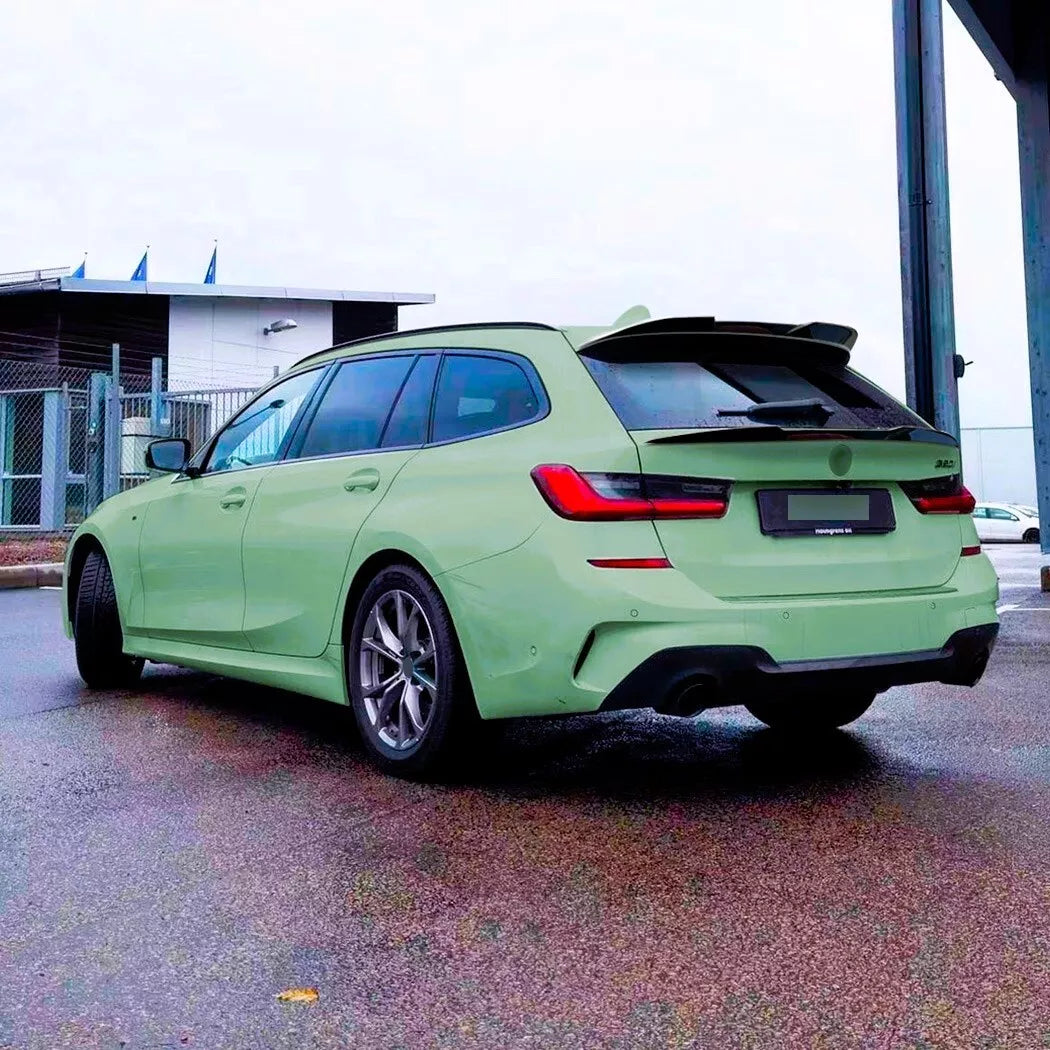 BMW 3 Series G21 Estate Rear Roof Spoiler Wing Kit ABS Gloss Black