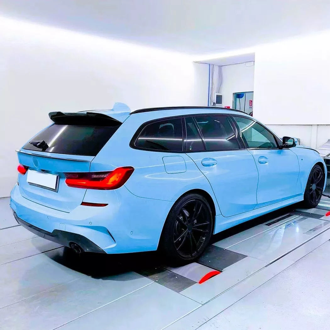 BMW 3 Series G21 Estate Rear Roof Spoiler Wing Kit ABS Gloss Black