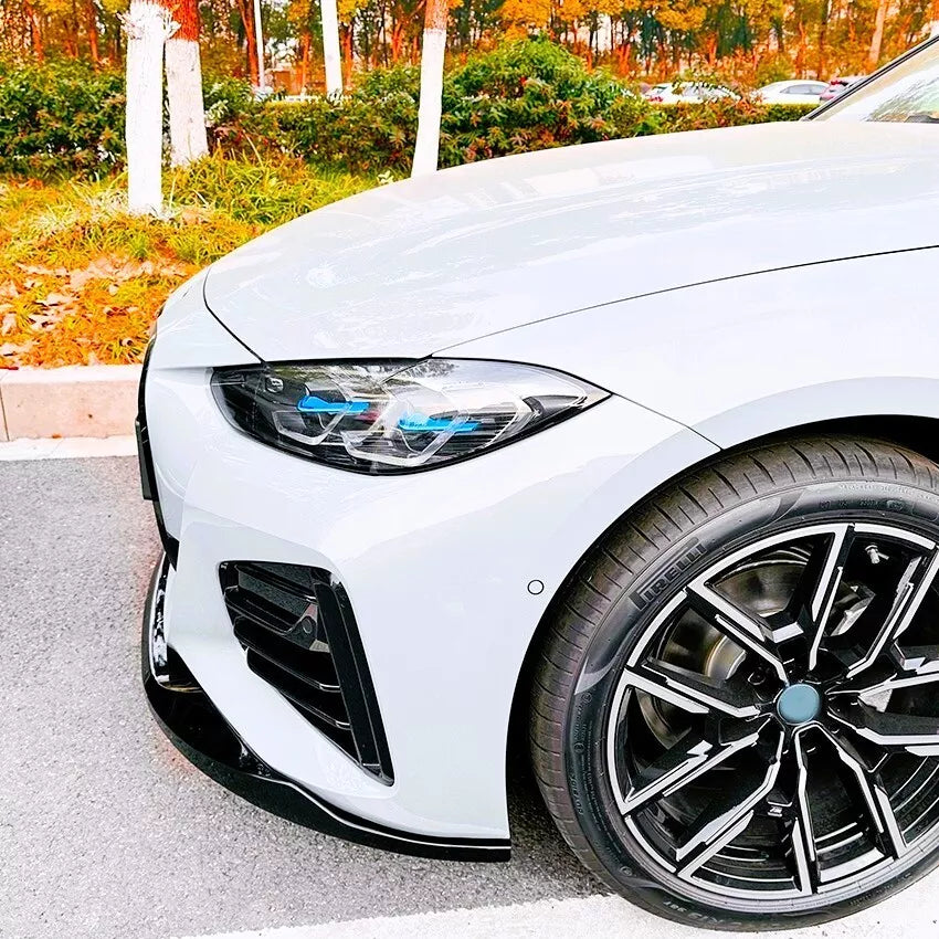 BMW 4 Series G26 Gran Coupe Front Splitter 20-24 ABS Gloss Black