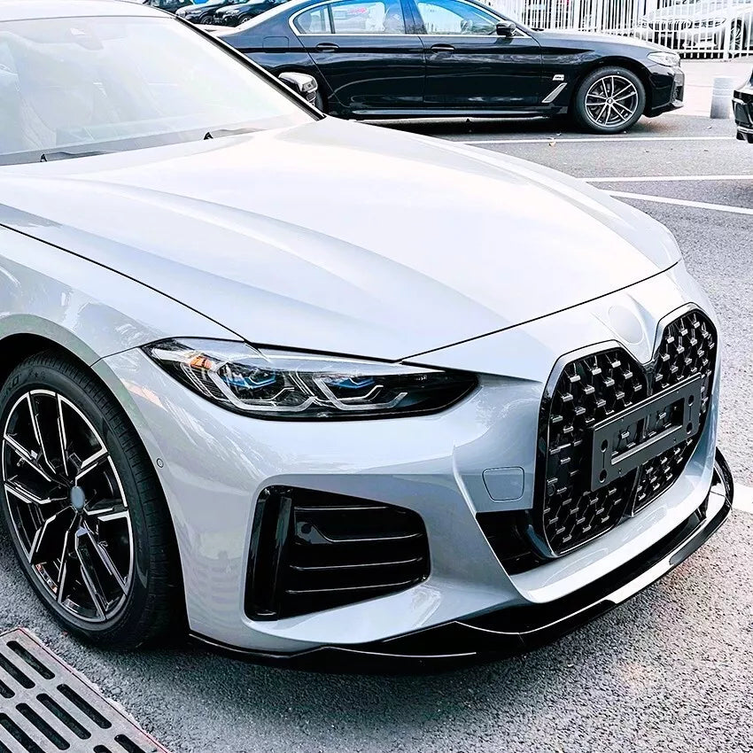BMW 4 Series G26 Gran Coupe Front Splitter 20-24 ABS Gloss Black