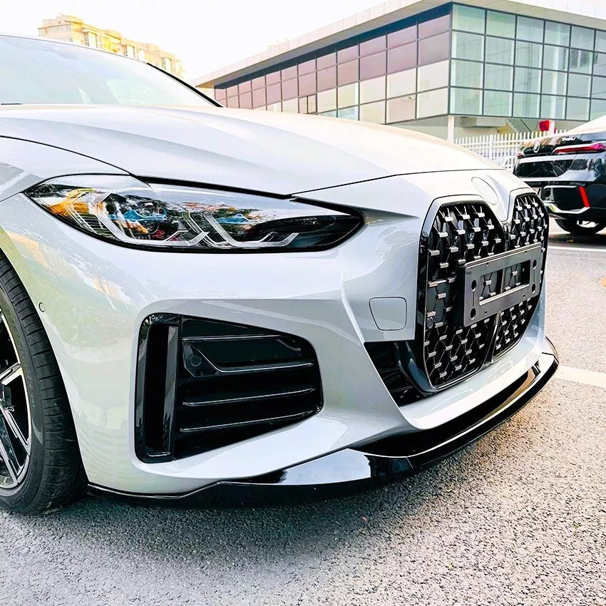 BMW 4 Series G26 Gran Coupe Front Splitter 20-24 ABS Gloss Black