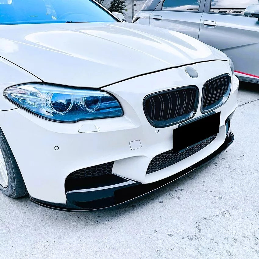 BMW M5 F10 Front Splitter Wing Kit 2010-2017 ABS Gloss Black