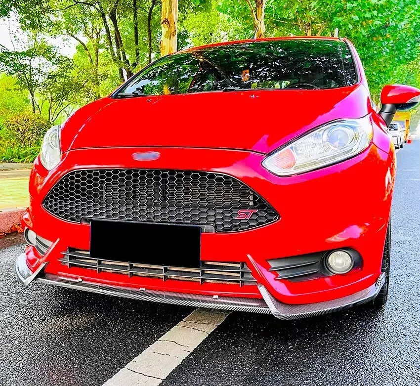 Ford Fiesta ST MK7 Front Splitter Wing Kit 2012-2017 ABS Gloss Black