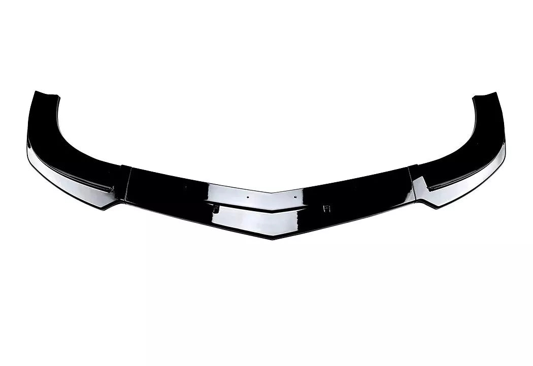 Mercedes C63 AMG W204 Facelift Front Splitter 11-14 ABS Gloss Black