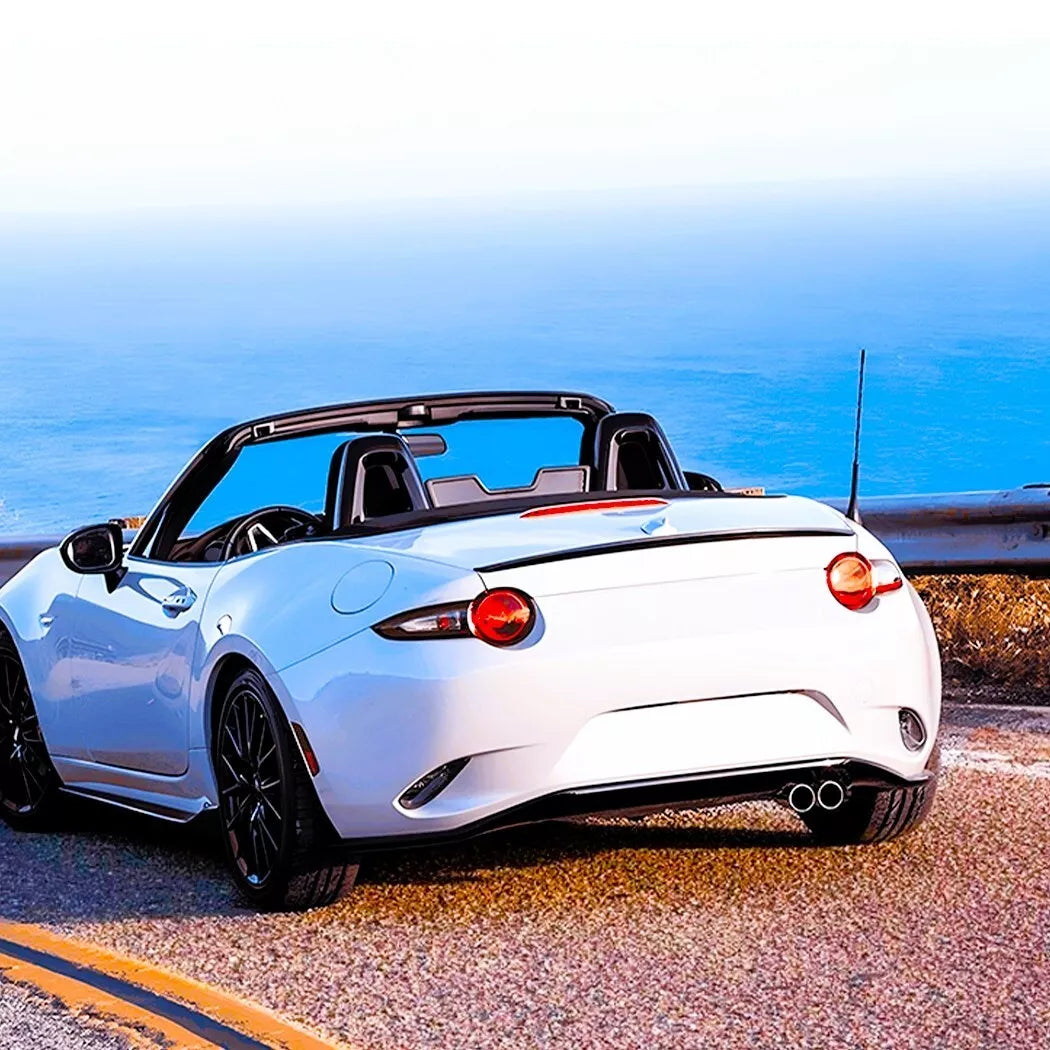 Mazda MX5 Rear Boot Spoiler Lip Wing Kit 2015-2024 ABS Gloss Black