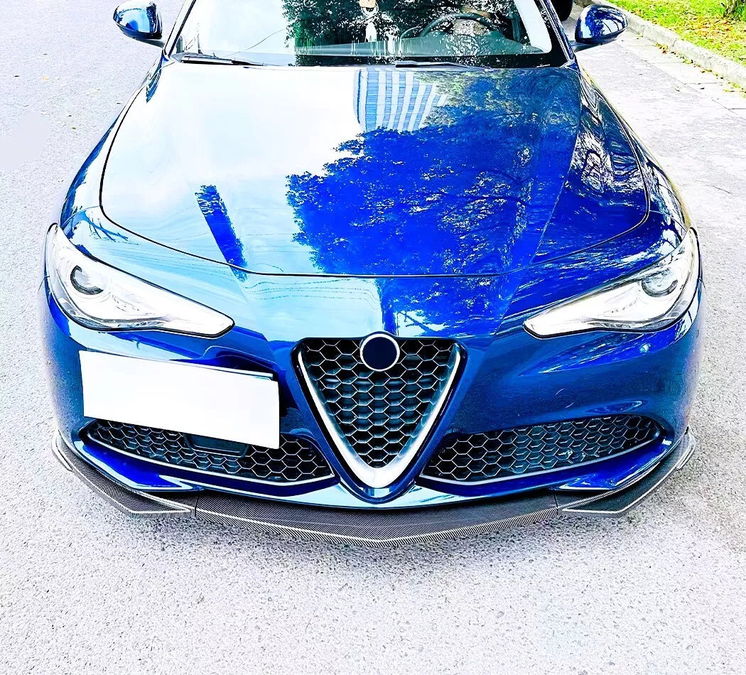 Alfa Romeo Giulia 952 Front Splitter 2015-2024 ABS Gloss Black