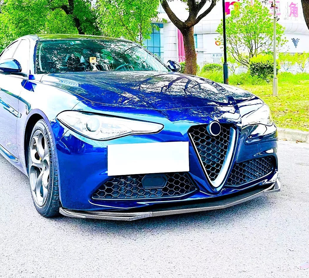 Alfa Romeo Giulia 952 Front Splitter 2015-2024 ABS Gloss Black