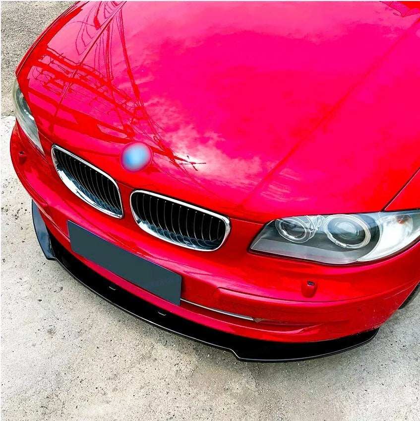 BMW 1 Series E82 E88 Front Splitter Spoiler Lip ABS Carbon Fibre