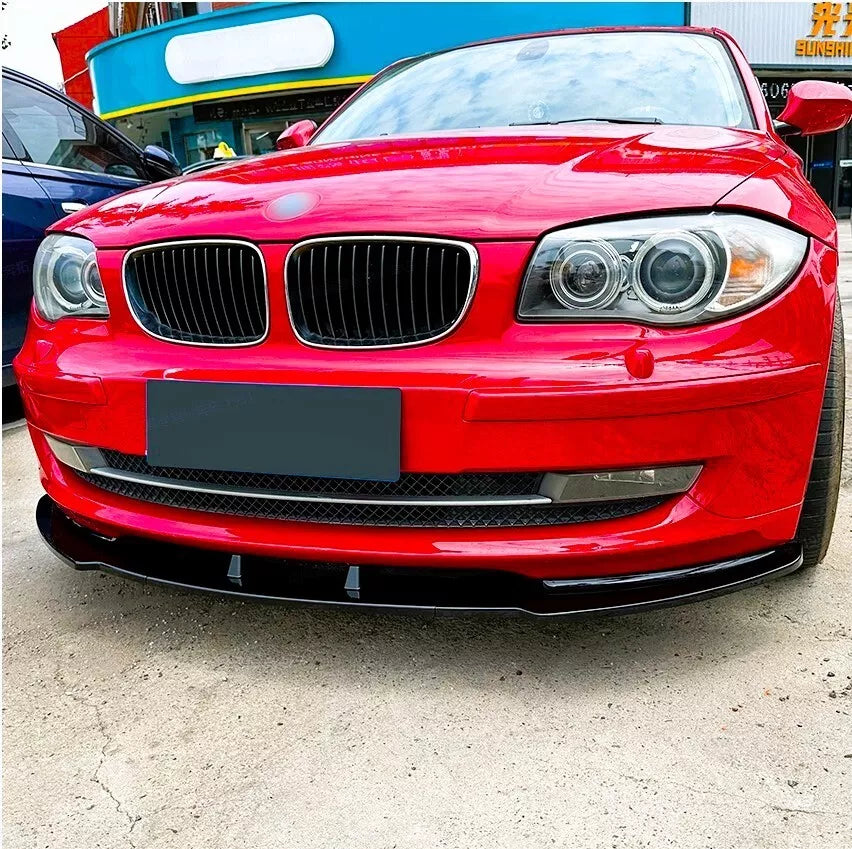 BMW 1 Series E82 E88 Front Splitter Spoiler Lip ABS Carbon Fibre