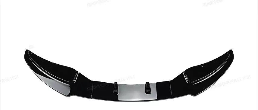 BMW 1 Series E82 E88 Front Splitter Spoiler Lip ABS Gloss Black