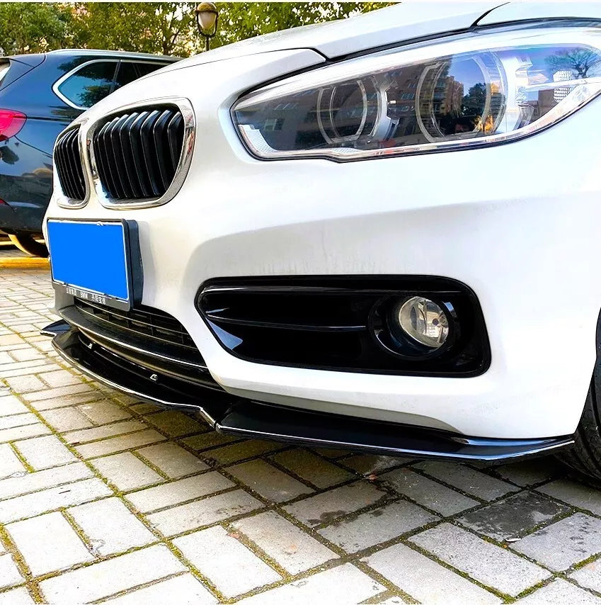 BMW 1 Series F20/21 LCI Front Splitter Spoiler Lip ABS Gloss Black