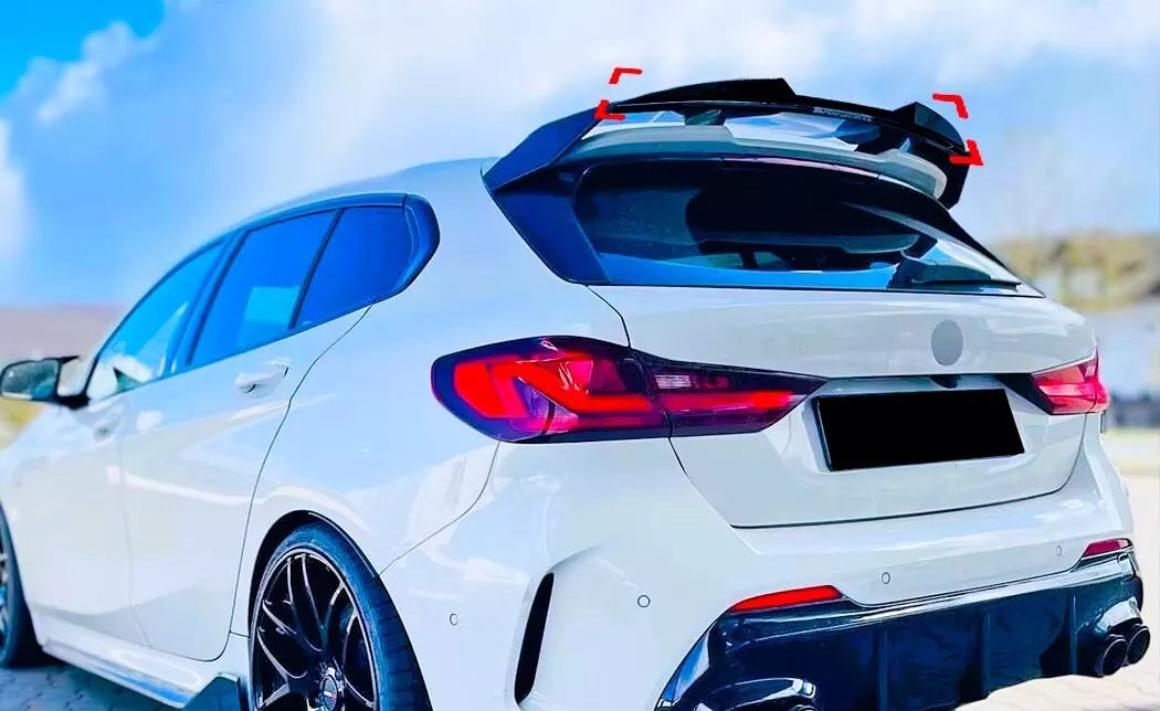 BMW 1 Series F40 Rear Roof Spoiler Lip Wing M Sport ABS Gloss Black