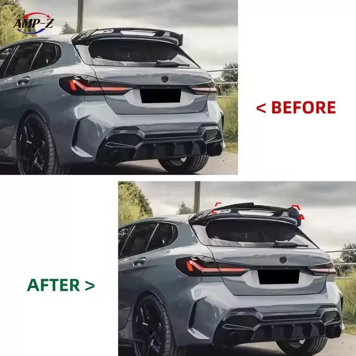 BMW 1 Series F40 Rear Roof Spoiler Lip Wing M Sport ABS Gloss Black