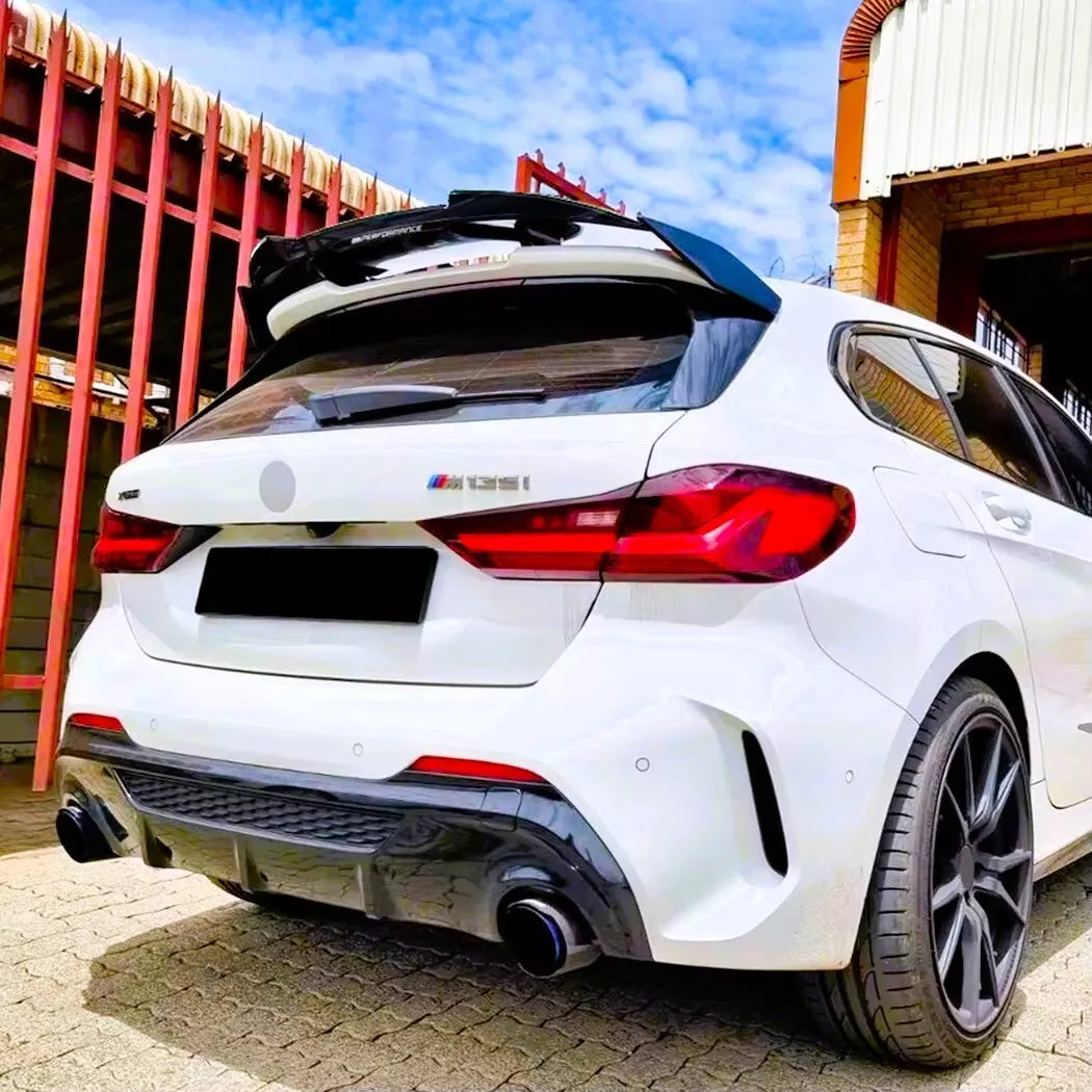 BMW 1 Series F40 Rear Roof Spoiler Lip Wing M Sport ABS Gloss Black