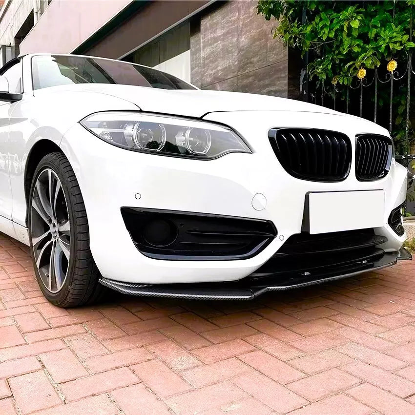 BMW 2 Series F22 F23 Front Splitter Spoiler Lip ABS Gloss Black