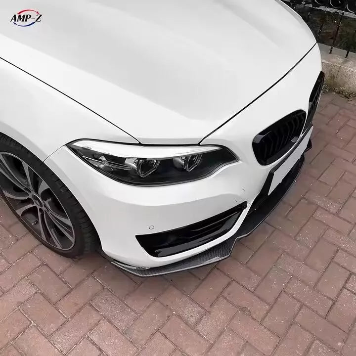 BMW 2 Series F22 F23 Front Splitter Spoiler Lip ABS Gloss Black