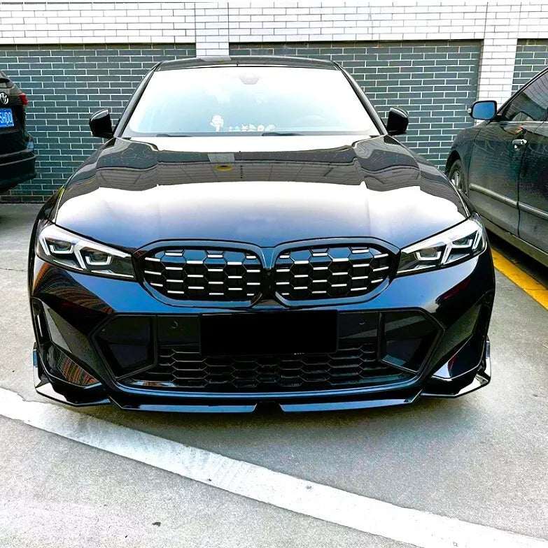 BMW 3 Series G20 G21 Front Splitter Spoiler 2022-2024 ABS Carbon Fibre
