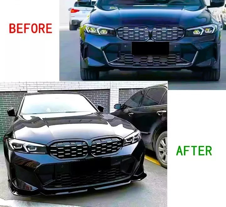 BMW 3 Series G20 G21 Front Splitter Spoiler 2022-2024 ABS Carbon Fibre