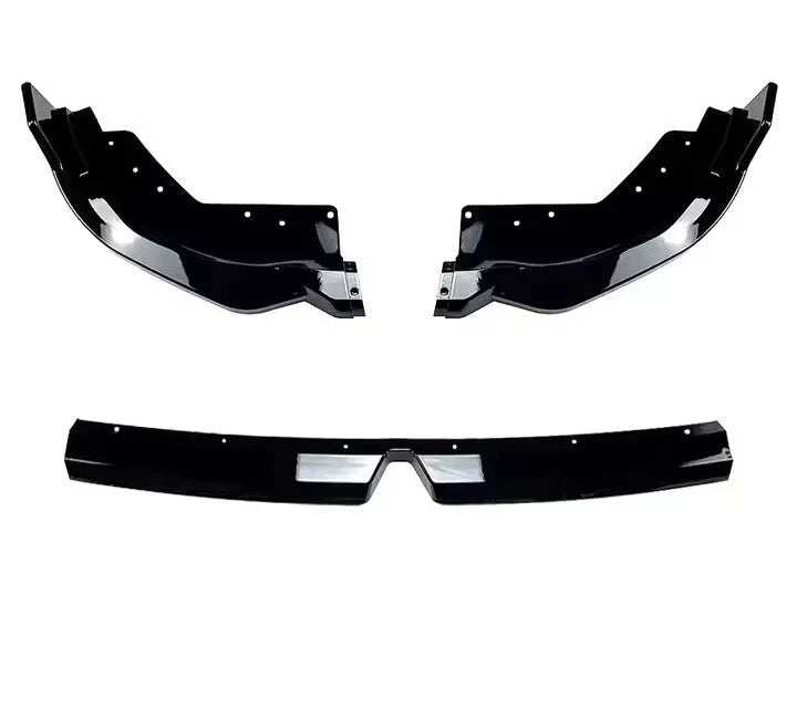 BMW 3 Series G20 G21 Front Splitter Spoiler 2022-2024 ABS Gloss Black